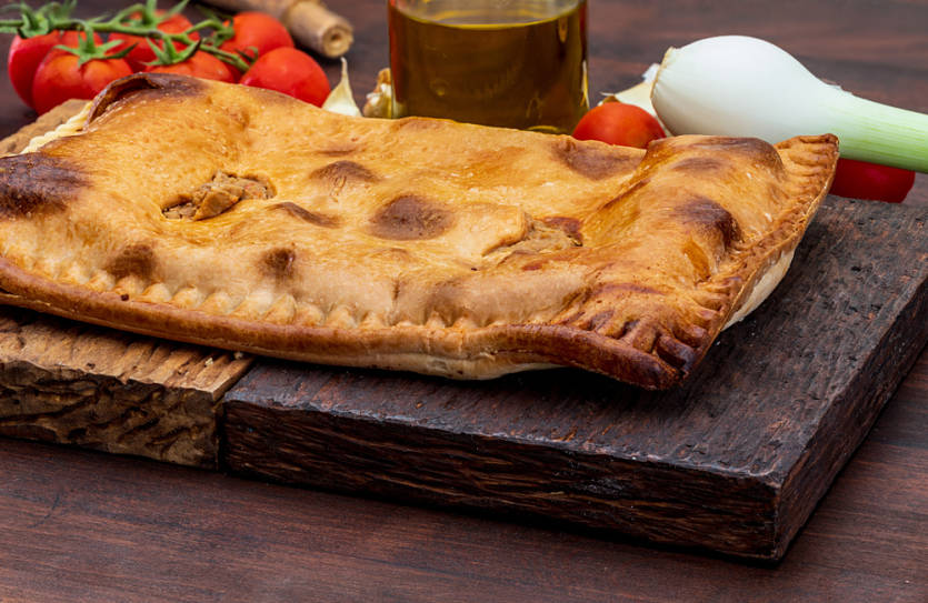 empanada de champiñon y sardinas