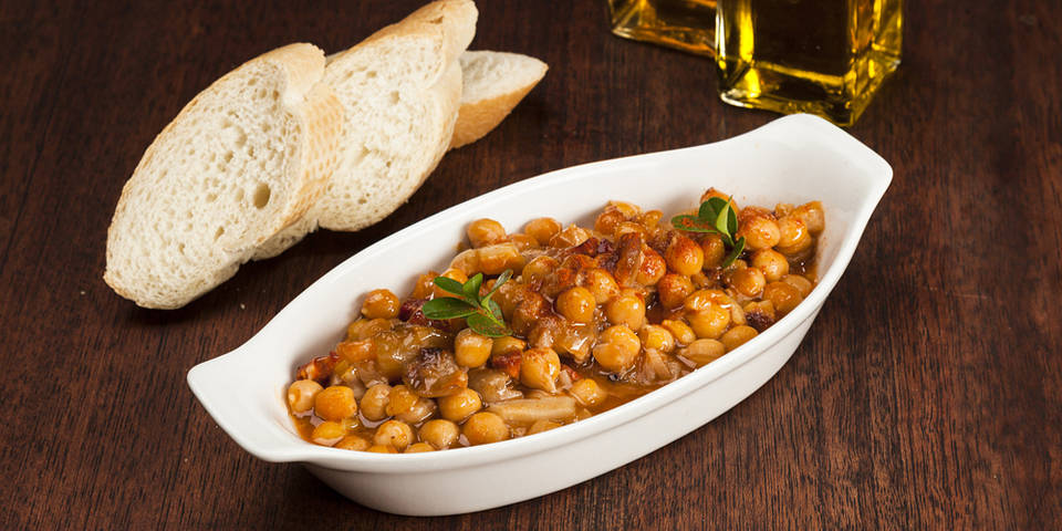 11garbanzos con pulpo en conserva ALBO