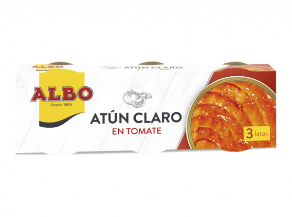 Atún Claro en Tomate pack de 3 latas RO-100
