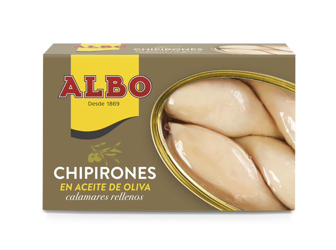 11Chipirones Rellenos Aceite Oliva ALBO