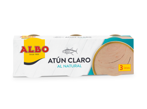 Atún claro al natural Albo