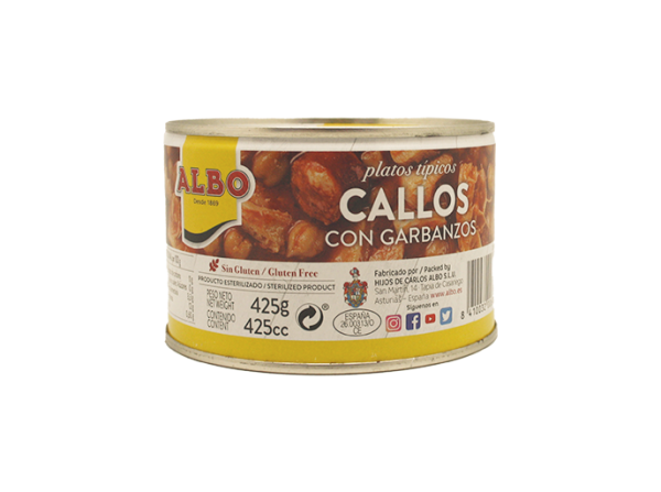 Callos con garbanzos ALBO