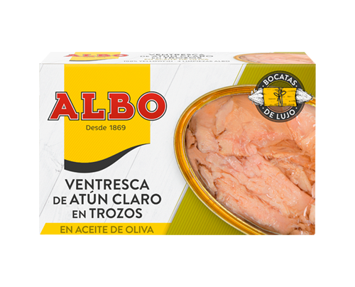 11Trozos de ventresca de atún claro ALBO