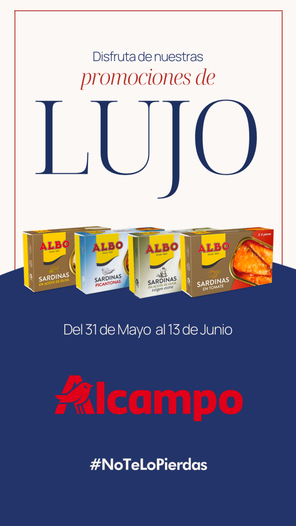 Promociones en sardinas en Alcampo