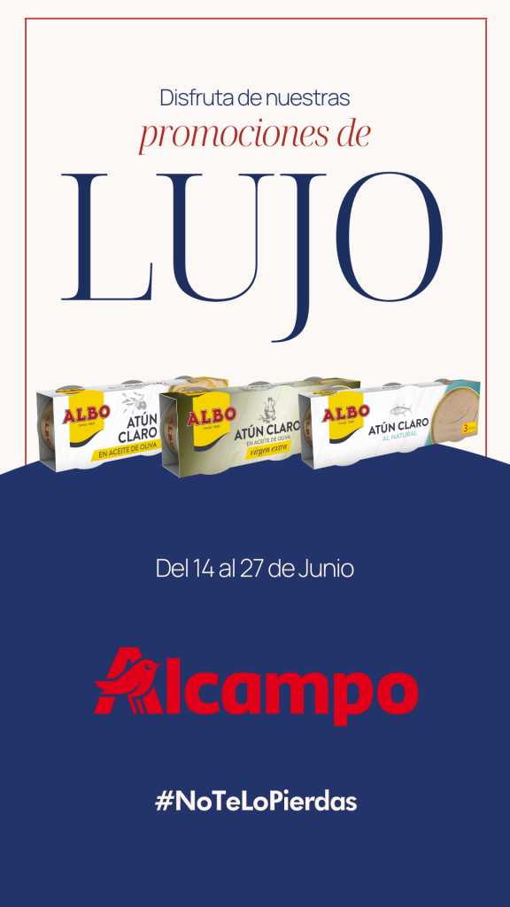 Promoción de Atún Claro Tripack Alcampo 14 al 27 de Junio