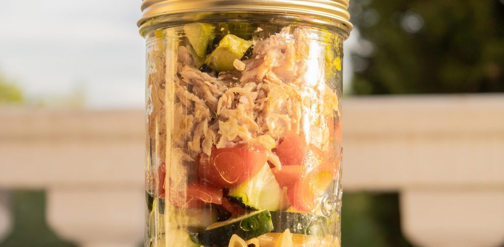 11Ensalada vertical en tarro