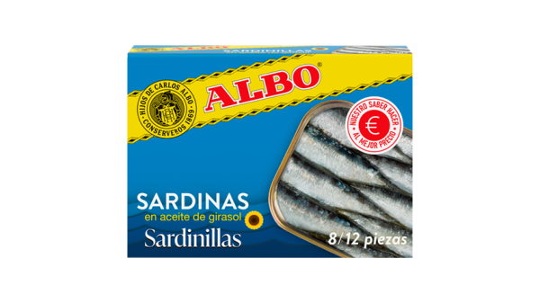 Sardinillas en aceite de girasol